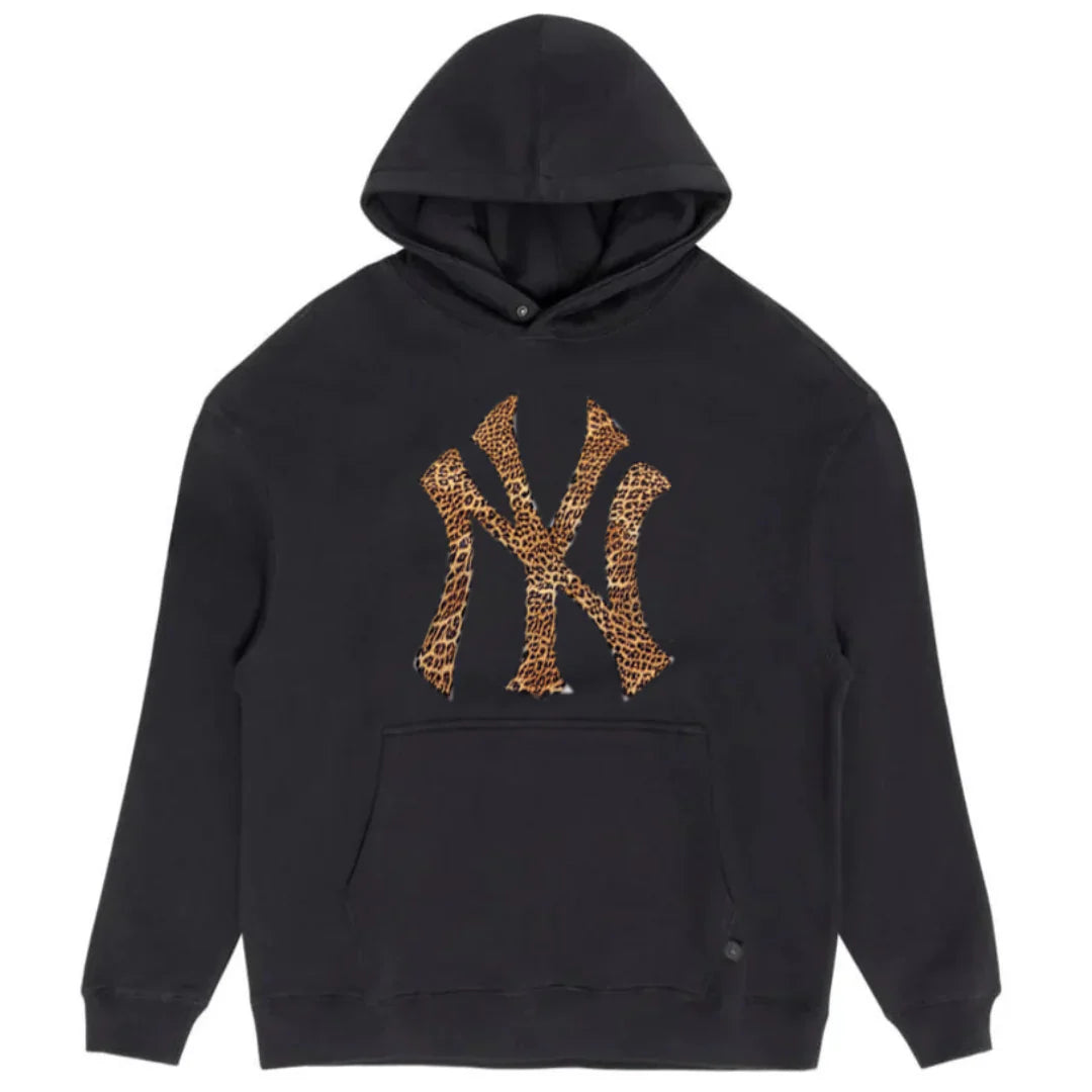 NYC LEOPARD PRINT HOODIE