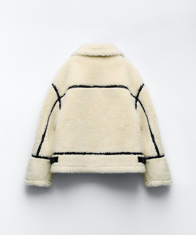 White Teddy Fleece Jacket